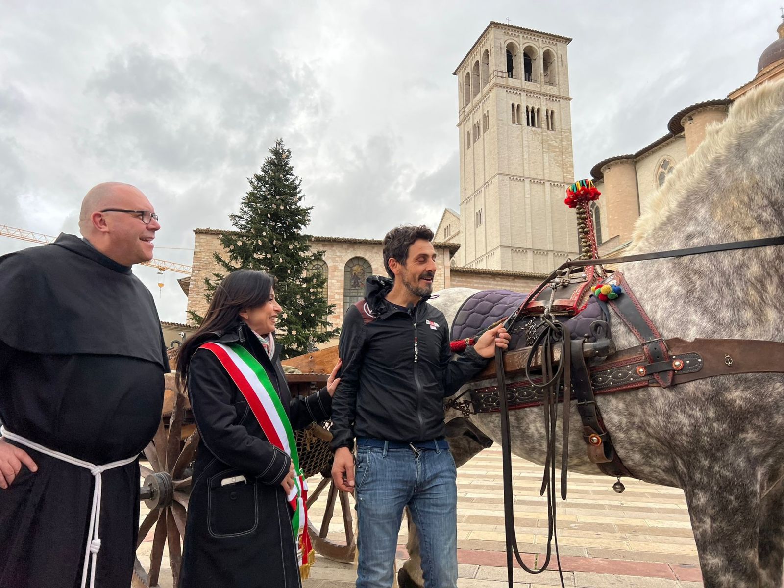 Nino Buttitta da Bagheria ad Assisi: termina il viaggio del ristoratore siciliano (foto+video)